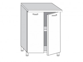 2.60.2 Шкаф-стол на 600мм с 2-мя дверцами в Алапаевске - alapaevsk.magazinmebel.ru | фото