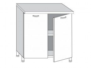 2.80.2 Шкаф-стол на 800мм с 2-мя дверцами в Алапаевске - alapaevsk.magazinmebel.ru | фото