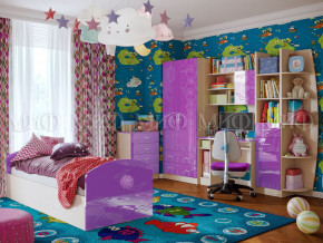 Детская комната Юниор-2 Фиолетовый металлик в Алапаевске - alapaevsk.magazinmebel.ru | фото