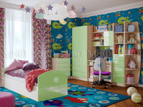 Детская комната Юниор-2 Салатовый металлик в Алапаевске - alapaevsk.magazinmebel.ru | фото