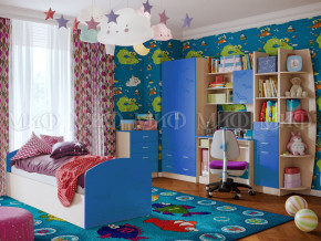 Детская комната Юниор-2 Синий в Алапаевске - alapaevsk.magazinmebel.ru | фото - изображение 1