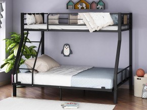 Двухъярусная кровать Гранада-1 140 черный в Алапаевске - alapaevsk.magazinmebel.ru | фото