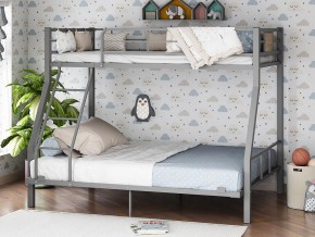 Двухъярусная кровать Гранада-1 140 Серая в Алапаевске - alapaevsk.magazinmebel.ru | фото