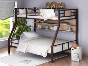 Двухъярусная кровать Гранада-1П коричневый в Алапаевске - alapaevsk.magazinmebel.ru | фото