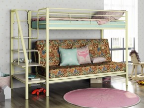 Двухъярусная кровать с диваном Мадлен 3 Слоновая кость-марки в Алапаевске - alapaevsk.magazinmebel.ru | фото