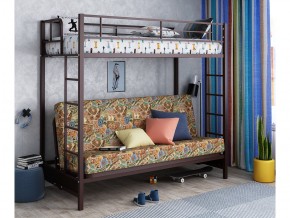 Двухъярусная кровать с диваном Мадлен Коричневая-марки в Алапаевске - alapaevsk.magazinmebel.ru | фото