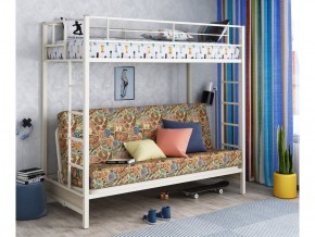 Двухъярусная кровать с диваном Мадлен Слоновая кость-марки в Алапаевске - alapaevsk.magazinmebel.ru | фото