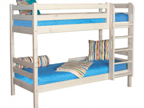 Двухъярусная кровать Соня с прямой лестницей Вариант 9 белая в Алапаевске - alapaevsk.magazinmebel.ru | фото - изображение 2