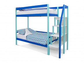 Двухъярусная кровать Svogen мятно-синий в Алапаевске - alapaevsk.magazinmebel.ru | фото