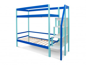 Двухъярусная кровать Svogen мятно-синий в Алапаевске - alapaevsk.magazinmebel.ru | фото - изображение 2