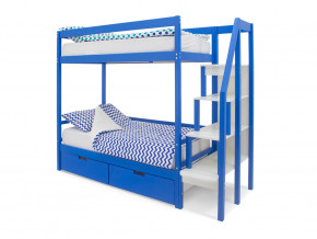 Двухъярусная кровать Svogen с ящиками синий в Алапаевске - alapaevsk.magazinmebel.ru | фото