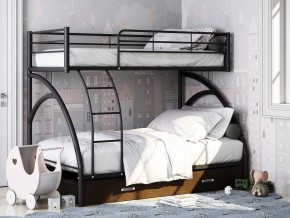 Двухъярусная кровать Виньола-2 Я черный в Алапаевске - alapaevsk.magazinmebel.ru | фото