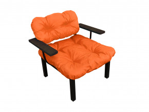 Кресло Дачное оранжевая подушка в Алапаевске - alapaevsk.magazinmebel.ru | фото