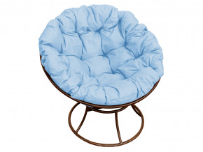 Кресло Папасан без ротанга голубая подушка в Алапаевске - alapaevsk.magazinmebel.ru | фото