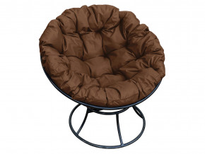 Кресло Папасан без ротанга коричневая подушка в Алапаевске - alapaevsk.magazinmebel.ru | фото