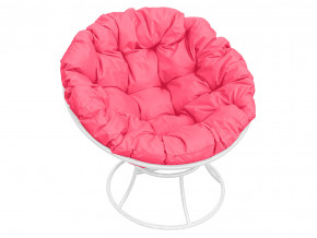 Кресло Папасан без ротанга розовая подушка в Алапаевске - alapaevsk.magazinmebel.ru | фото