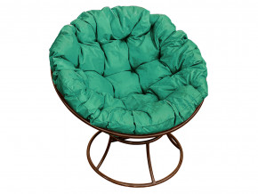 Кресло Папасан без ротанга зелёная подушка в Алапаевске - alapaevsk.magazinmebel.ru | фото
