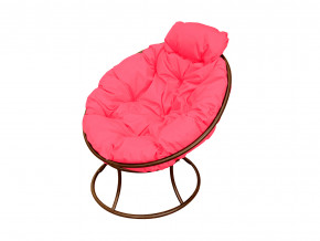 Кресло Папасан мини без ротанга розовая подушка в Алапаевске - alapaevsk.magazinmebel.ru | фото