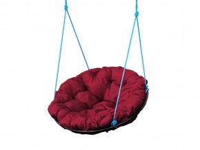 Кресло Папасан подвесное бордовая подушка в Алапаевске - alapaevsk.magazinmebel.ru | фото