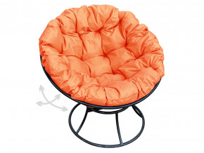Кресло Папасан пружинка без ротанга оранжевая подушка в Алапаевске - alapaevsk.magazinmebel.ru | фото