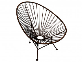 Кресло Ракушка с ротангом коричневый в Алапаевске - alapaevsk.magazinmebel.ru | фото - изображение 1