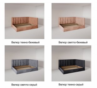 Кровать Вертикаль угловая 0.9 м с ортопедическим основанием в Алапаевске - alapaevsk.magazinmebel.ru | фото - изображение 6