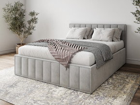 Кровать 1400 Лана серый велюр в Алапаевске - alapaevsk.magazinmebel.ru | фото