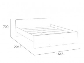 Кровать 1600 НМ 011.53 Симпл Белый Фасадный в Алапаевске - alapaevsk.magazinmebel.ru | фото - изображение 4