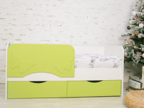 Кровать Бабочка белый/салатовый софт в Алапаевске - alapaevsk.magazinmebel.ru | фото