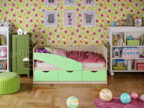 Кровать Бабочки 1600 Салатовый в Алапаевске - alapaevsk.magazinmebel.ru | фото