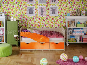 Кровать Бабочки 1800 Оранжевый металлик в Алапаевске - alapaevsk.magazinmebel.ru | фото