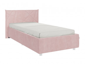 Кровать Бест 900 велюр нежно-розовый в Алапаевске - alapaevsk.magazinmebel.ru | фото