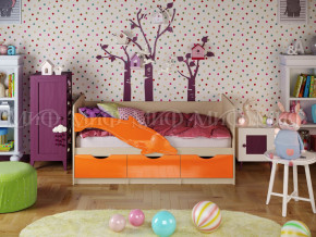 Кровать Дельфин-1 1600 Оранжевый металлик в Алапаевске - alapaevsk.magazinmebel.ru | фото