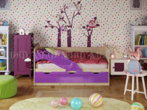 Кровать Дельфин-1 1800 Фиолетовый металлик в Алапаевске - alapaevsk.magazinmebel.ru | фото