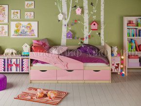 Кровать Дельфин 1600 Розовый металлик в Алапаевске - alapaevsk.magazinmebel.ru | фото