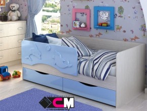 Кровать детская Алиса КР 812 голубая 1600 в Алапаевске - alapaevsk.magazinmebel.ru | фото