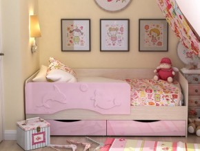 Кровать детская Алиса КР 812 розовая 1600 в Алапаевске - alapaevsk.magazinmebel.ru | фото