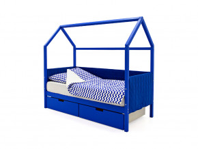 Кровать-домик мягкий Svogen с ящиками синий в Алапаевске - alapaevsk.magazinmebel.ru | фото