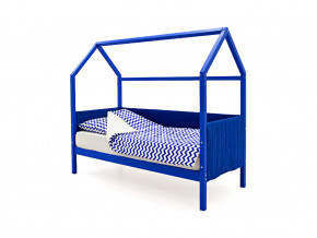 Кровать-домик мягкий Svogen синий в Алапаевске - alapaevsk.magazinmebel.ru | фото