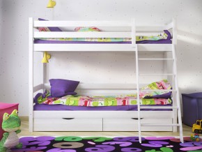 Кровать двухъярусная Сонечка с ящиками и лестницей в Алапаевске - alapaevsk.magazinmebel.ru | фото - изображение 2