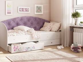 Кровать Эльза Белый-фиолетовый в Алапаевске - alapaevsk.magazinmebel.ru | фото
