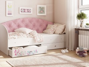 Кровать Эльза Белый-розовый в Алапаевске - alapaevsk.magazinmebel.ru | фото