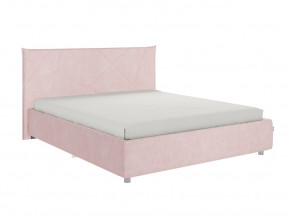 Кровать Квест 1600 велюр нежно-розовый в Алапаевске - alapaevsk.magazinmebel.ru | фото