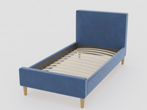 Кровать Линси 900 синий в Алапаевске - alapaevsk.magazinmebel.ru | фото