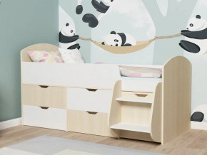 Кровать Малыш-7 Дуб-Белое дерево в Алапаевске - alapaevsk.magazinmebel.ru | фото
