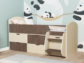 Кровать Малыш-7 Дуб-Бодега в Алапаевске - alapaevsk.magazinmebel.ru | фото - изображение 1