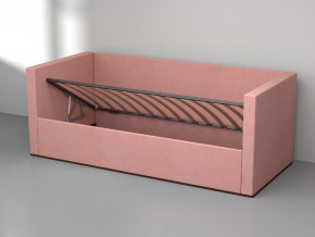 Кровать мягкая с подъёмным механизмом арт. 030 розовый в Алапаевске - alapaevsk.magazinmebel.ru | фото - изображение 2