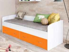 Кровать с выкатными ящиками Винтерберг, оранжевый в Алапаевске - alapaevsk.magazinmebel.ru | фото - изображение 1