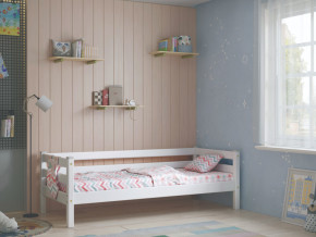 Кровать с задней защитой Соня Вариант 2 белая в Алапаевске - alapaevsk.magazinmebel.ru | фото - изображение 1