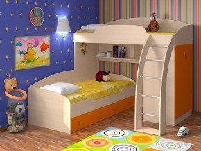 Кровать Соня 1+2 Оранжевый в Алапаевске - alapaevsk.magazinmebel.ru | фото